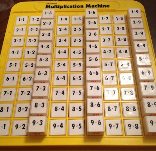 Multiplication Machine [Product review] | Talking Math with Your Kids