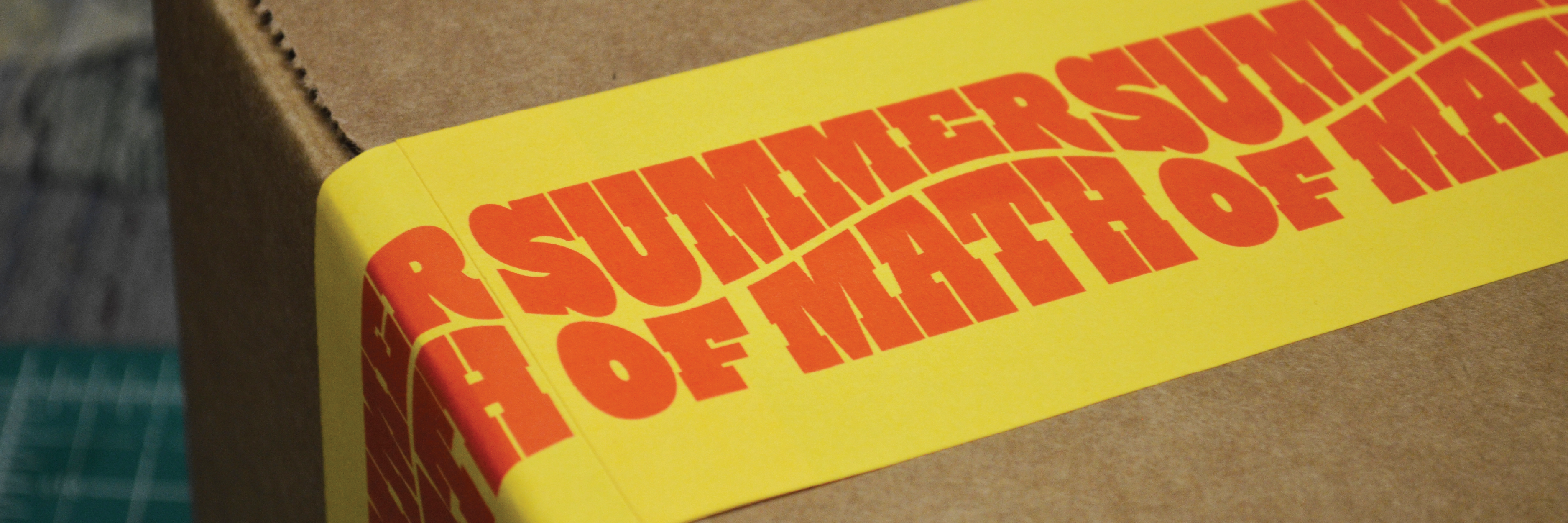 summerofmath_banner A box with Summer of Math packing tape.